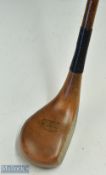 An unusual Alex Patrick Edinburgh The Perfector Pat Appl'd for golden persimmon driver - featuring