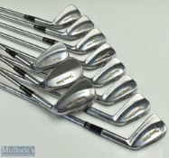 Rare MacGregor 'Tourney Custom' Limited Edition Iron set (x11) 1 iron through to 9 iron, pitching