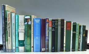 Selection of Cricket related books to include Neville Cardus Good Days 1949 new impression, Clyde