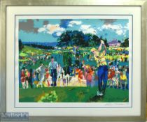Leroy Neiman/Jack Nicklaus Signed colour golfing print of 