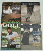 The Finest Golf magazine 2005 Volume issues 1, 2, volume 2 issue 2 plus Golf pages magazine issue