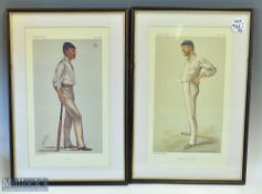 1881 + 1884 Vanity Fair Cricketers Prints by Spy, to include Lord Harris 16th July 1881, Bonnor