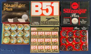 Slazenger Golf Balls, boxed, Wrapped Unused, to include 2 dozen Slazenger Plus golf balls, and 1