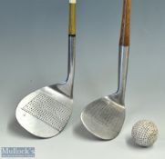 C V Scott large head rustless niblick with dot face markings, together with a D Anderson & Sons St