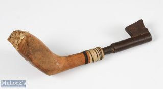 Cast iron wooden golf club hosel tool and a Master Club golf head (2) - the interesting hosel tool