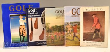 Stirk, David (5) Golf Books titles include Golf History and Tradition 1500-1945, Golf in The Making,