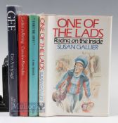 Horse Racing Hardback Books signed and unsigned 1st editions, to include They're Off signed by