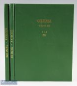 Golfiana Magazines - 2x Bound Volumes Quarterly magazine for the last two years of production in