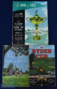 1951, 1953, and 1957 Official Ryder Cup Golf Programmes - features 1951 at Pinehurst date 2-4 Nov;