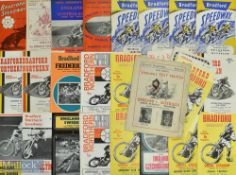 1962-1990s Sheffield Speedway Sheffield Tigers Programmes, collection of league, cup and