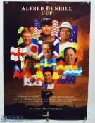 1997 Four Alfred Dunhill Cup Official Posters all duplicates, ready to display 1 has slight wear
