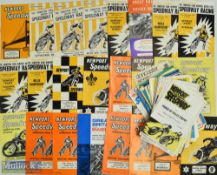 1947-1975 Speedway programmes lot, to include cup League and international meets with teams of