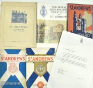 1950 St Andrews Official Guides and Golf Histories Books, to include St Andrews its character and