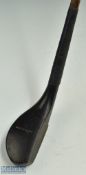 J Thomson dark stained beech wood late longnose driver c1890 - head measures 4.75 x 1.75