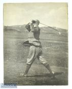 1962 Dorothy Campbell Golfer Letter to Lawrie Auchterlonie - fixed to the back of a printed