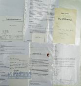 20x Flat and National Hunt Horse Racing trainers autographs to include Sir Mark Prescot, David