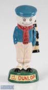 Royal Doulton Dunlop Man Limited Edition Figure caddie and golfer numbered 476/2000, height 13.