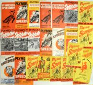 1948-1969 Plymouth Speedway programmes, League and Cup meets, to include Plymouth v Rayleigh 16th