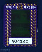 1994 US Masters Golf Tournament Badge - won by José Maria Olazabal for the first time - complete