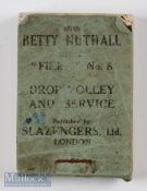 Tennis Flicker Book no.8 - Miss Betty Nuthall drop Volley and Service c1920s published by Slazengers