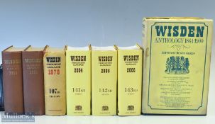 1958,1961, 1970, 2004-2006 plus Anthology 1864-1900 Wisden Cricketer Almanacks Books, all are