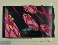c1976 Star Trek Filmation Norway Animation Cel Background Production art, this is an original