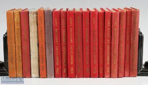 Selection of 'Cope's Racegoer's Encyclopaedia' Books from 1938/9 onwards features 1938/39, 1946,