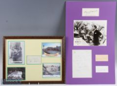 Autograph - Alfred Hitchcock (1899-1980) Multi-Signed Display - features Hitchcock signature to