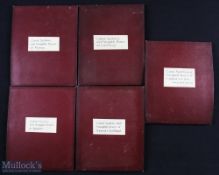 1903-1909 Commission on Canals and Waterways England Large Folding Maps, canal systems and navigable