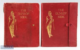 c1920 The Dunlop Book Motorists Guide Counsellor & Friend - 2 books - one has some damage to cover