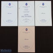 1977, 1979 & 1981 France v Wales Rugby Dinner Menus (3): From those three consecutive Welsh away