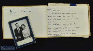1966 HRH Duke & Duchess of Kent Signed Photograph by Tom Hustler, and Visitors Book of Bermuda - The
