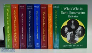 British History - 'Who's Who' Series Books features Late Medieval England, Early Medieval England,