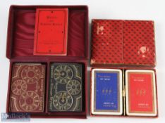 c1933 Bezique and Rubicon Bezique card game with booklet for polish and four-handed bezique,