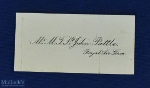 Marmaduke Thomas St John 'Pat' Pattle (1914-1941) WWII flying Ace for the RAF headed card cutting
