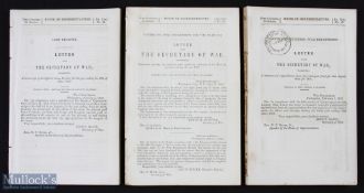 USA - Secretary of War Documents 'Army Register 1856 listing all officers by regiment rank, pay