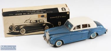 Bandai, Japan 'Automobiles of the World' Rolls Royce Silver Cloud Sedan Tinplate Friction Powered