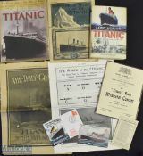 Titanic Ephemera - to include an Eva Hart 80th Anniversary Titanic Postcard, 2x Postcards, 1912