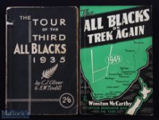 1935/1949 All Blacks Rugby Tour Books (2): A pair of paperbacks of tour memories, 