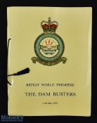 The Dam Busters Repeat World Premiere Programme date 17th May 1955 at The Empire Theatre Leicester