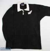 Mark Shaw (b.1956) Match Worn New Zealand 'All Blacks' 1983 International Rugby Jersey: In black