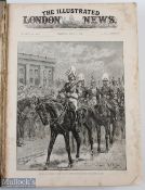 1890 London Illustrated News, a bound volume, dated from 5th July 1890 - 27th Dec 1890 - in original