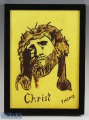 Murderabilia - Notorious Serial Killer Artwork - John Wayne Gacy (1942-1994) Oil painting