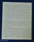 Gibraltar - 'Abstract of what relates to Gibraltar in Schaub's Papers', 2 pages, interesting