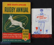 1949 All Blacks Tour of S Africa items (2): An attractive itinerary and the South African Rugby