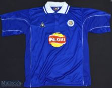 2001/02 Leicester City FC Football Shirt sponsored by Walkers, Made by Le Coq Sportif, Short