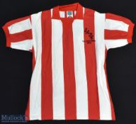 1973 Sunderland FC FA Cup Final Replica Football Shirt made by Score Draw with Tag, Short Sleeve,
