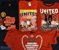 Selection of 4 Manchester United 1990s / 2000s T Shirts all in a XL size