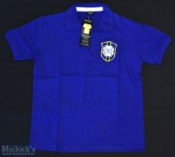 1958 Brazil World Cup Away Replica Football Shirt made by Toffs with tag, Short Sleeve, Size L