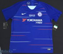 2019 Chelsea FC Carabao Cup Final Football Shirt sponsored by Yokohama Tyres, made by Nike with Tag,